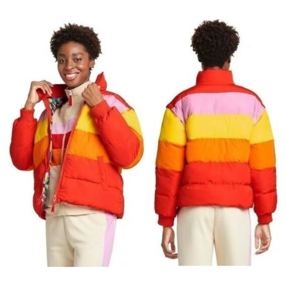 Lego Jackets & Coats Nwt Lego Colorblock Puffer Coat Womens S Zip